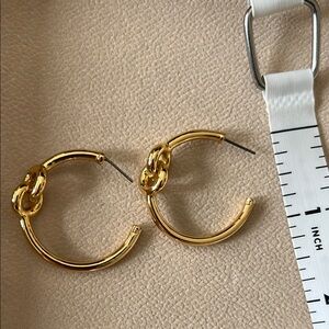 Giles & Brother Gold Hoop Earrings